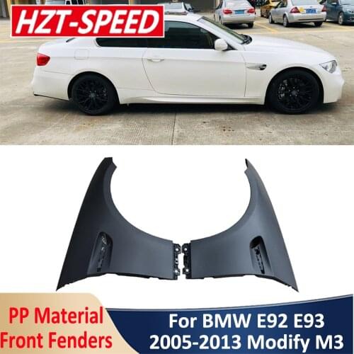 E92 E93 Modify M3 Type PP Unpainted Car Front Fender Body Modification Kit For BMW 3 Series E92 E93 325i 330i Coupe 2005-2013