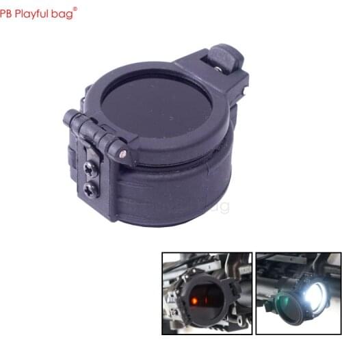 Playful bag M300/M600 series flashlight shade Tactical strong light flashlight infrared IR filter shade CS sport toys DIY QI58