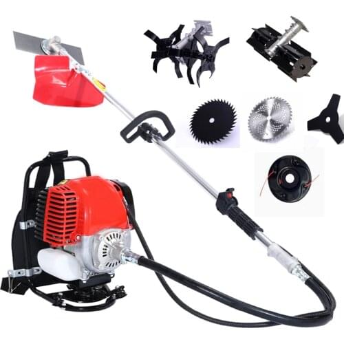 Mower 2-stroke Backpack Minitype Multifunctional Agricultural Gasoline Loosening Weeding Household Weeding Machine Grass cutter