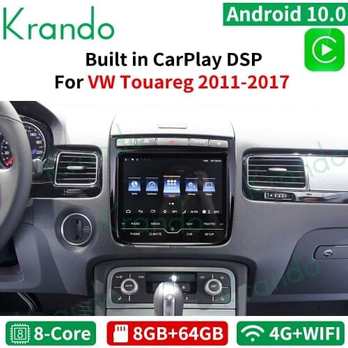Krando Android 10.0 8G 64G 8.8'' Car Audio Radio Player GPS for VW Volkswagen Touareg 2011-2017 Wireless Carplay Headunit
