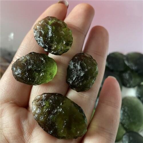 Crystal Energy Stone Czech Meteorite Impact Glass Rough Stone