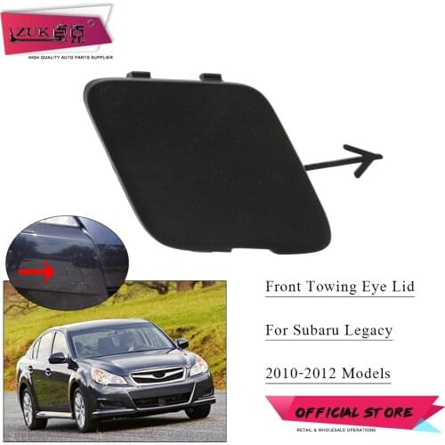 ZUK Front Tow Hook Cap Trim Garnish Shell Lid For Subaru Legacy B4 2010-2012 Front Bumper Towing Hook Cover 57731-AJ160