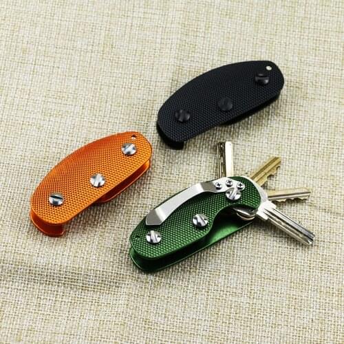 Multifuction Aluminum Smart Key Holder Organizer Clip Folder Keychain Pocket Tool Outdoor multi tool organizer Survival Tool