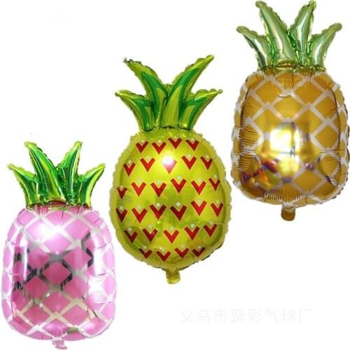New Fruit Watermelon Pineapple Balloon Aluminum Film Balloon Decoration for Wedding Birthday Party