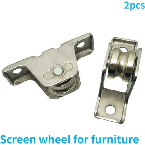 Furniture Window screen wheel hardware accessories sliding door silent pulley push-pull pulley window accessories sliding door w