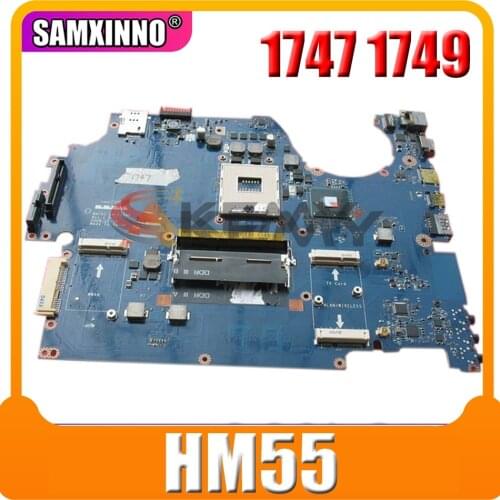 Original Laptop motherboard For DELL Studio 1747 1749 Mainboard CN-0Y99F7 0Y99F7 NAT02 LA-5154P HM55