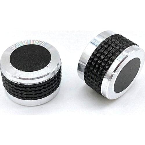 2pcs D Axis Car Volume Knob Power Aplifer Volume Knobs Potentiometer Switch Caps 20 23 26x13mm Half Shaft Plum Shaft