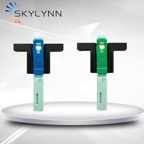 50/100 PCS SC/UPC SC/APC 53mm Special Fast Connector, Single Mode Optical Cold Quick Connector Field Installation