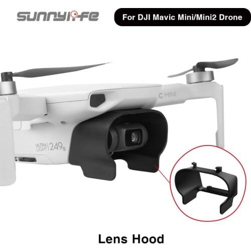 Sunnylife Lens Hood for DJI Mavic Mini/Mavic Mini2 Anti-Glare Expand Opening Lightweight Integrated Modeled Drone Accessories