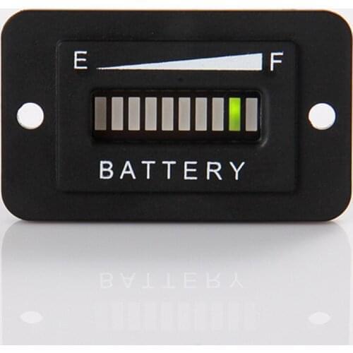 Lead Acid Storage Battery 12/24V LED Battery Discharge Indicator For Electric Scooter Golf Kart Golf Carts Forklift Truck Tracto