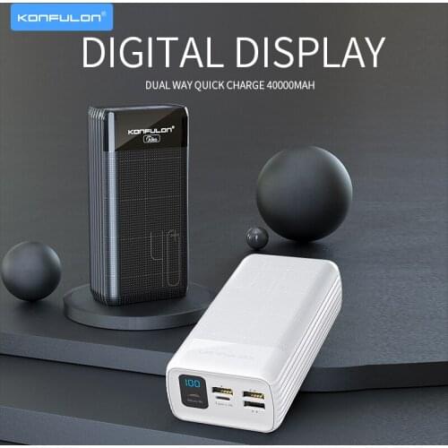 Large Capacity Power Bank QC 3.0 Quick Charge Powerbank 40000 mAh External Battery Charger For SCP PD Huawei iPhone xiaomi