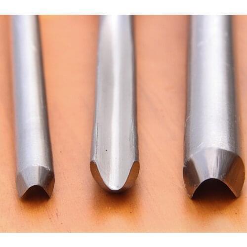 High Speed Steel Woodworking Knife Bowl Chisel Round Knife 3 Size Wooden Turning Tool