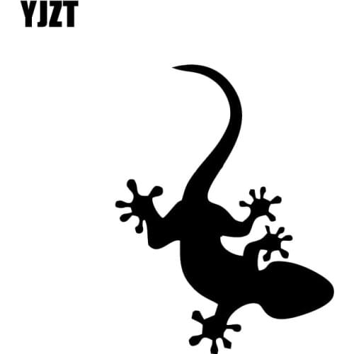 YJZT 9.9*13.2CM Coolest Reptile Lizard Vinyl Decor Car Stickers Accessories C12-1074