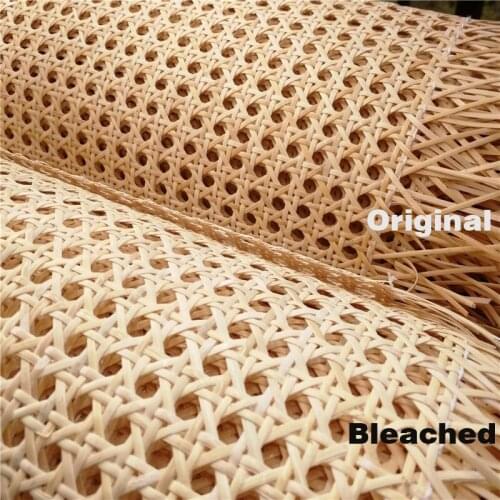 15 Meters/Roll Natural Indonesian Real Rattan Cane Webbing Roll Furniture Chair Table Ceiling Background Door DIY Material