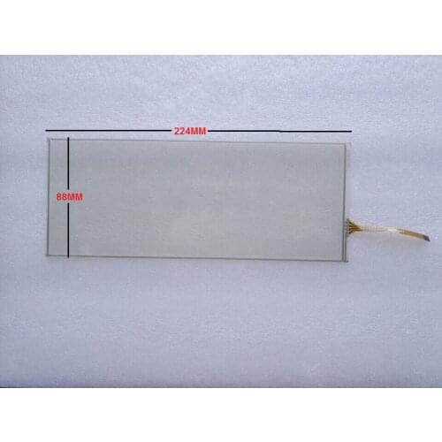 224mm*88mm ZCR-2744-2 resistive touch screen 4 line 224*88 FPC-0356