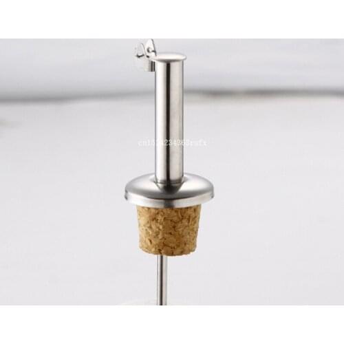50 pcs Wine Pourer Oil Pourer Food Grade Cork Pourers Kitchen Bar Supplies Stainless Steel 304 Bottle Pourer