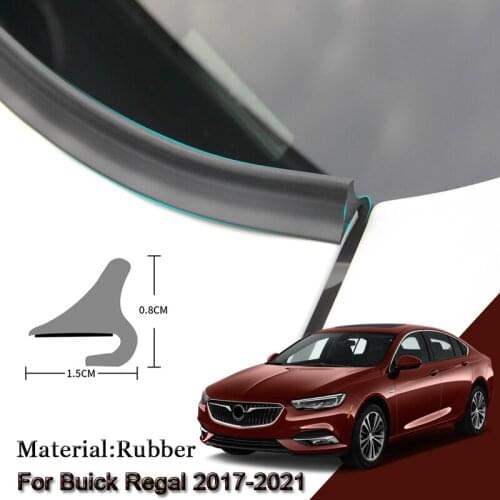 DIY Car Seal Strip Windshied Spoiler Filler Protect Edge Weatherstrip Strips Sticker Auto Accessories For Buick Regal 2017-2021