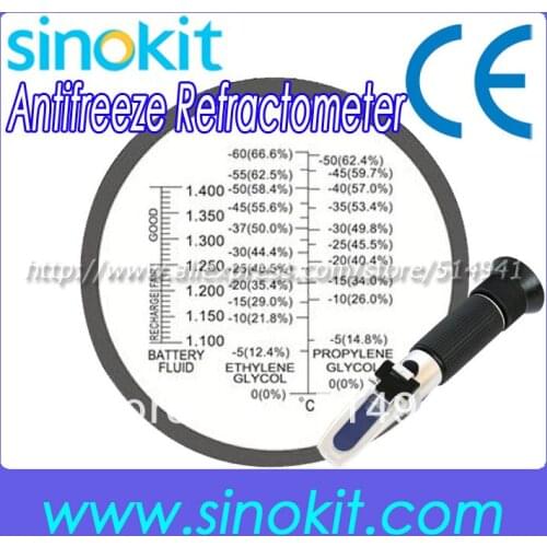 Cheaper Antifreeze Ethylene Glycol: -60'C-0'C***0-66.6% Refractometer RHA-200ATC