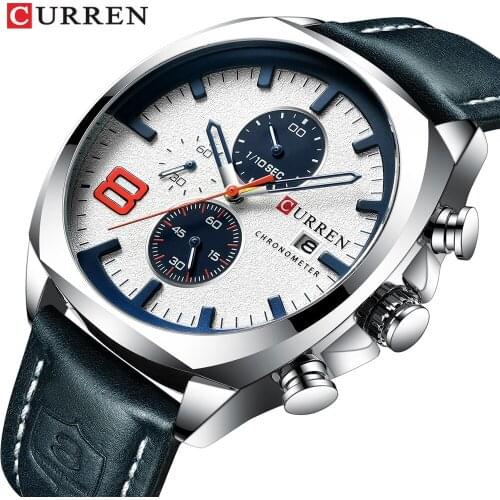Fashion Curren Watch Men Top Brand Luxury mens watch Quartz Sports Watch Casual mens waterproof watches Gift For Men