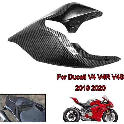 ForDucati Panigale V4 / V4S / V4R 2018-2019 motorcycle rear seat cover or fairing accessories black carbon brazing