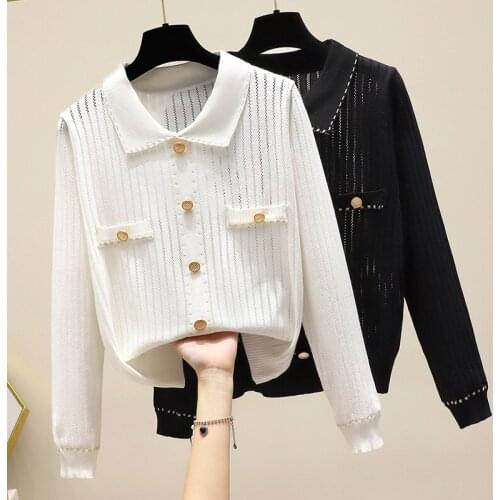 Black Sweet Knitted Plus Large Size Oversize Korean Style Fashion Pullovers For WomenS Ladies Sweater 2021 Clothes Tops Blouses