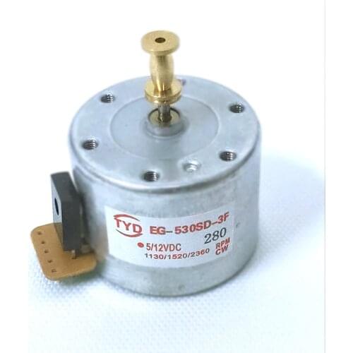 DC 9-12V 3-Speed Turntable Motor Brush Vinyl Record Recorder Turntables Motor 25mm Mounting Hole 33/45 78RPM