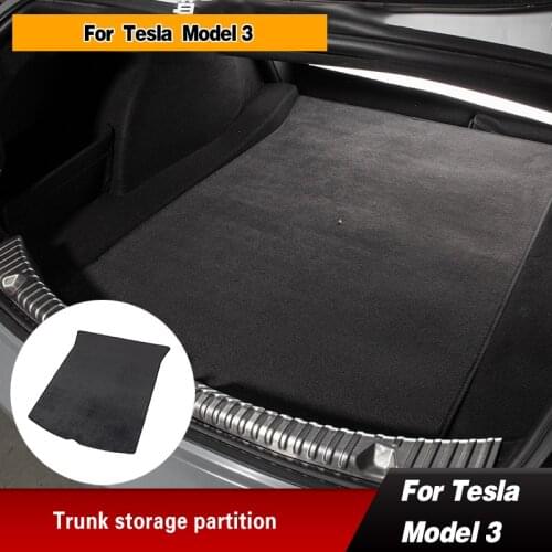 For Tesla Model 3 Trunk Mats Accessories Cargo Waterproof Protective Pad Model 3 Car Rear Trunk Storage Mat For model three 2021
