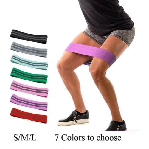 Round Booty Trainning Band Anti Slip Cotton Resistance Bands Booty Exercise Elastic Bands For Yoga Stretching Training Indoor
