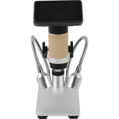 HDMI 3MP 1080P Electronic Digital Microscope 3” LCD 300X Metal Stand Video Microscope For phone PCB soldering Repair Inspection