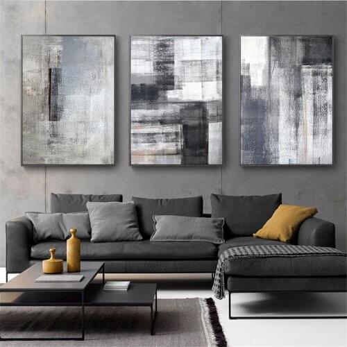 Minimalist Picture Creative Imagine Black White Canvas Painting Abstract Print Prop Wall Art Living Office Bedroom Decoration