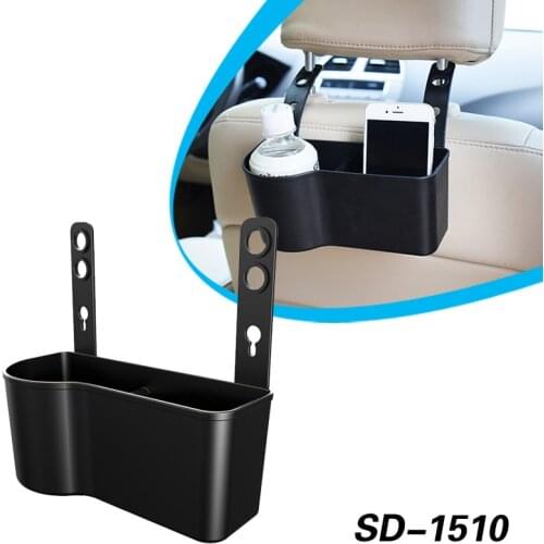 Multifunction Car Storage Box Universal Seat Back Hanging Bag Creative Phone Holder Auto Organizer Stowing Tidying
