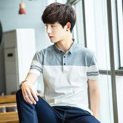 New Breathable Mens Polo Shirt For Men Desiger Polos Men Quick drying Short Sleeve shirt Clothes jerseys golftennis Gray Navy