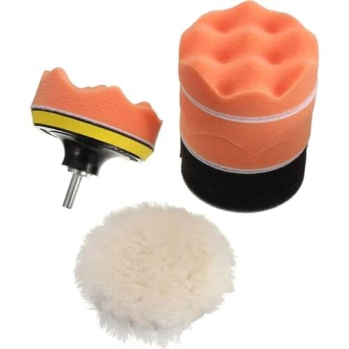 9pcs Polishing Buffing Pad Kit for Car Polisher Car Lacquer Finish Beauty Sponge Pad AutoTools new