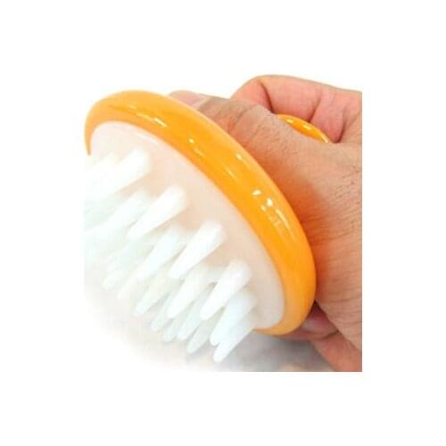 Cleaning Massage Shampoo Brush Shower Bath Massager Silicone Scalp Head Comb Hair Body Stress Relax Tool Health Therapy Care