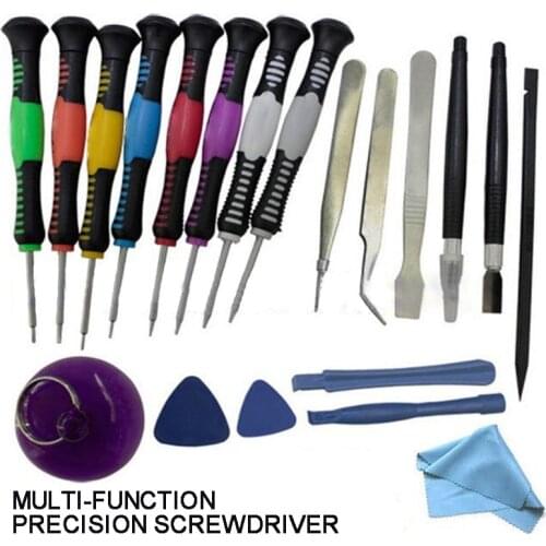 Screwdriver mobile Phone Repair Tools Set 20-in-1 Mobile Smart Phone Repair Removal Tools Kit High Precision Screwdrivers