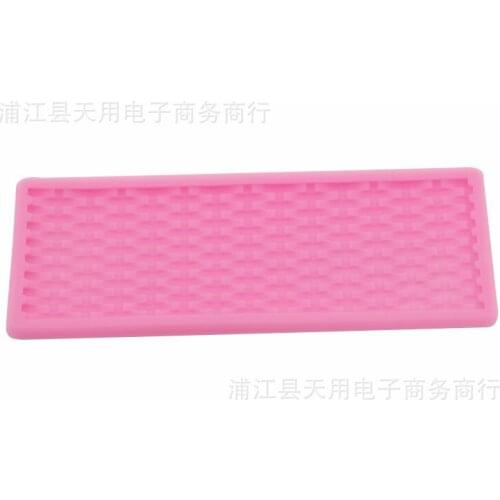 Woven Surrounding Border Plug-in Silicone Cake Clay Chocolate Mold 17-22