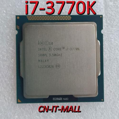 Intel Core i7-3770K CPU 3.5GHz 8MB Cache 4 Cores 8 Threads LGA1155 Processor