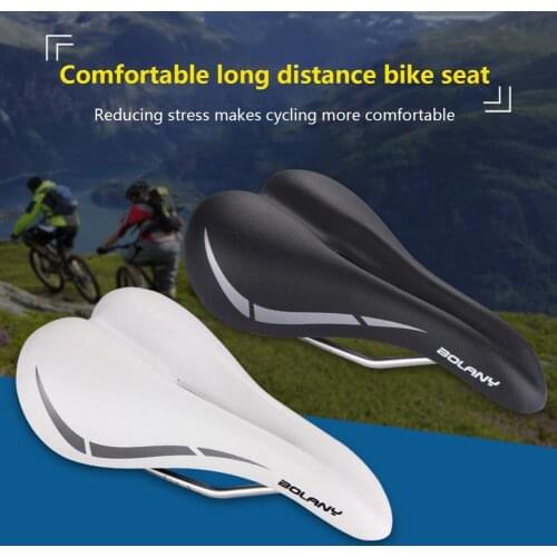 Professional BOLANY soft bicycle seat high elasticity ergonomic shock absorption bicycle saddle riding accessories comfortable