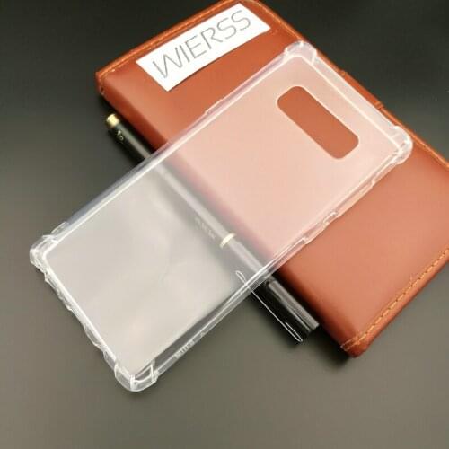 Anti-knock Transparent TPU Case For Samsung Galaxy Note8 Note 8 SM-N950 N9508 N9500 Soft Silicon phone Back cover Case fundas