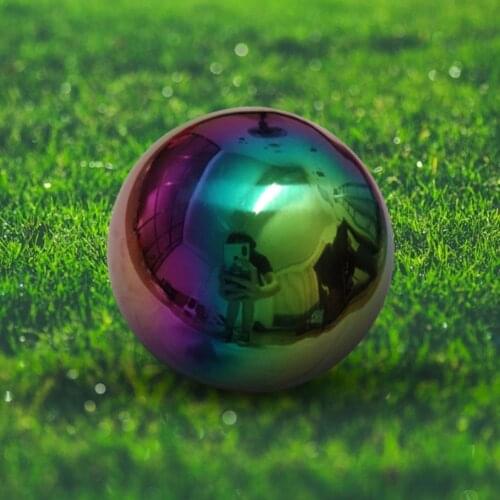 20cm /25cm/30cm Colorful High Gloss Glitter Stainless Steel Ball Sphere Mirror For Home Garden Decoration Ball Supplies Ornament