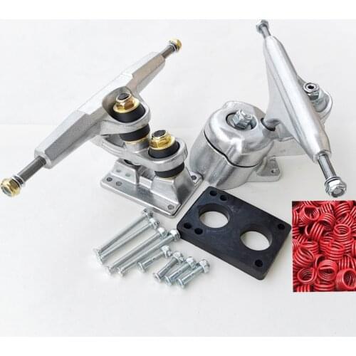 S6 S5 S7meraki land surf skateboard truvks 6.25inch double kingpin skateboard rear trucks gravity casting SHR 99AA good bushings