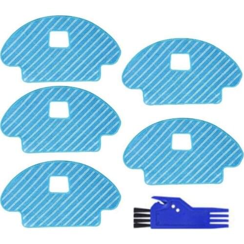 5 Pcs Sweeping Robot Replacement Mop,Microfiber Mop Wet Wipe,Compatible for Ecovacs Deebot Ozmo 930 Vacuum Cleaner Parts