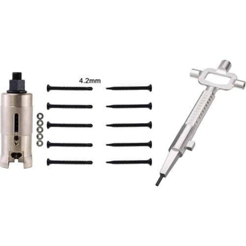 Locksmith Tool ,Lock Cylinder Puller With Multi Purpose Cylinder Gauge Cam Turner Spindle Turner,Euro Cylinder Servicing Tool