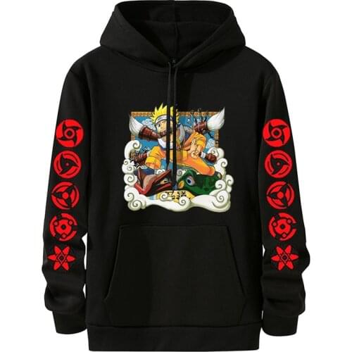 Kakashi Anime Hoodies Men/womens Sweatshirts Hip Hop Fashion Streetwear Clothes Casual Sasuke Boys Hooded Sweatshirt Akatsuki