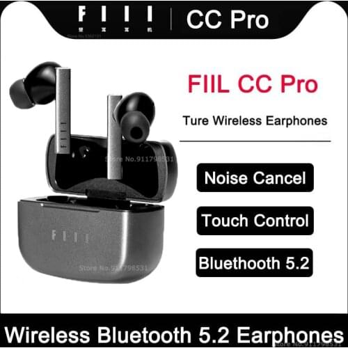 New Original FIIL CC Pro TWS Earbuds Dual Noise Cancelling True Wireless Earphone Fast Charging ANC ENC Headset