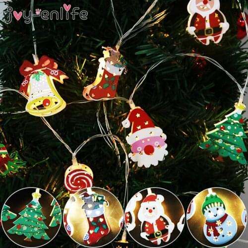 1.65M 10LED Christmas Tree Snowman Led Lights New Year Christmas Party Decorations Christmas Tree Ornaments Xmas Natal New Year