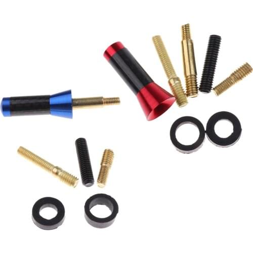 3.5cm Carbon Fiber Style Universal Car Stubby Antenna Decoration+Screw