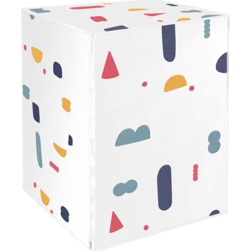 VOSAREA Wash Machine Cover Full Covered Washer/Dryer Cover Waterproof Dustproof Washing Machine Cover for Home Laundry