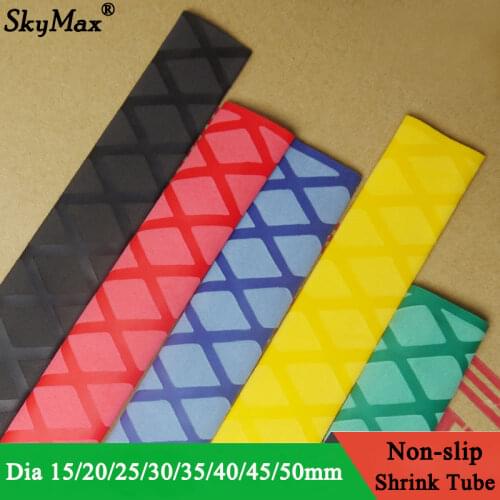 Dia 30 35 40 45 50mm Anti Slip Heat Shrink Tube Fishing Rod Wrap Insulated Handle Racket Grip Sleeve Waterproof Cover 1M