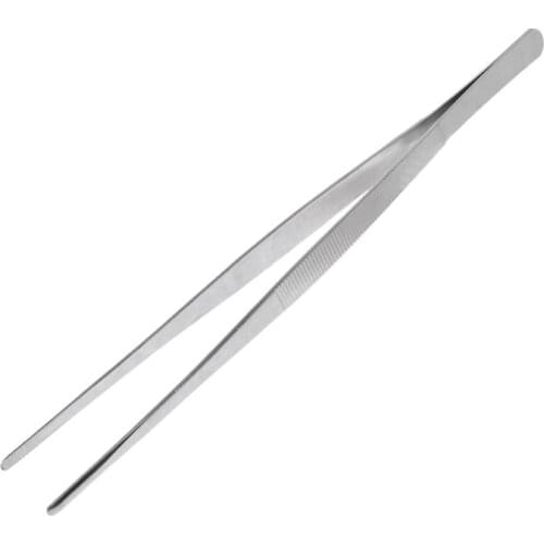 2 Pcs New 30cm Reptile Feeding Tongs Tweezers Clamp Curved Stainless Steel Feeder Clip Dropshipping